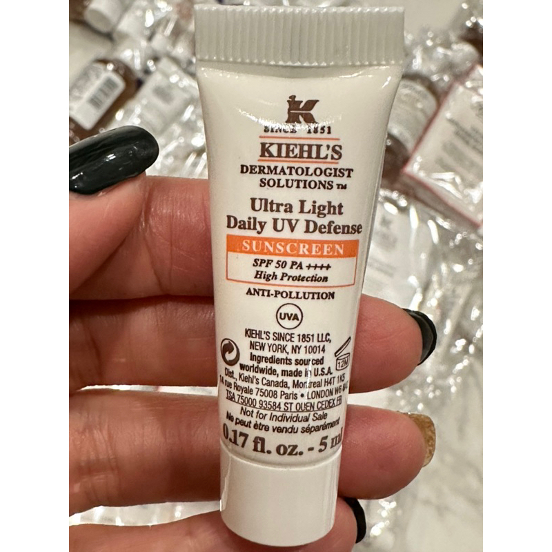 專櫃正品 KIEHL'S 契爾氏 集高效清爽uv防護乳spf50 pa++++ 5ml 超低價