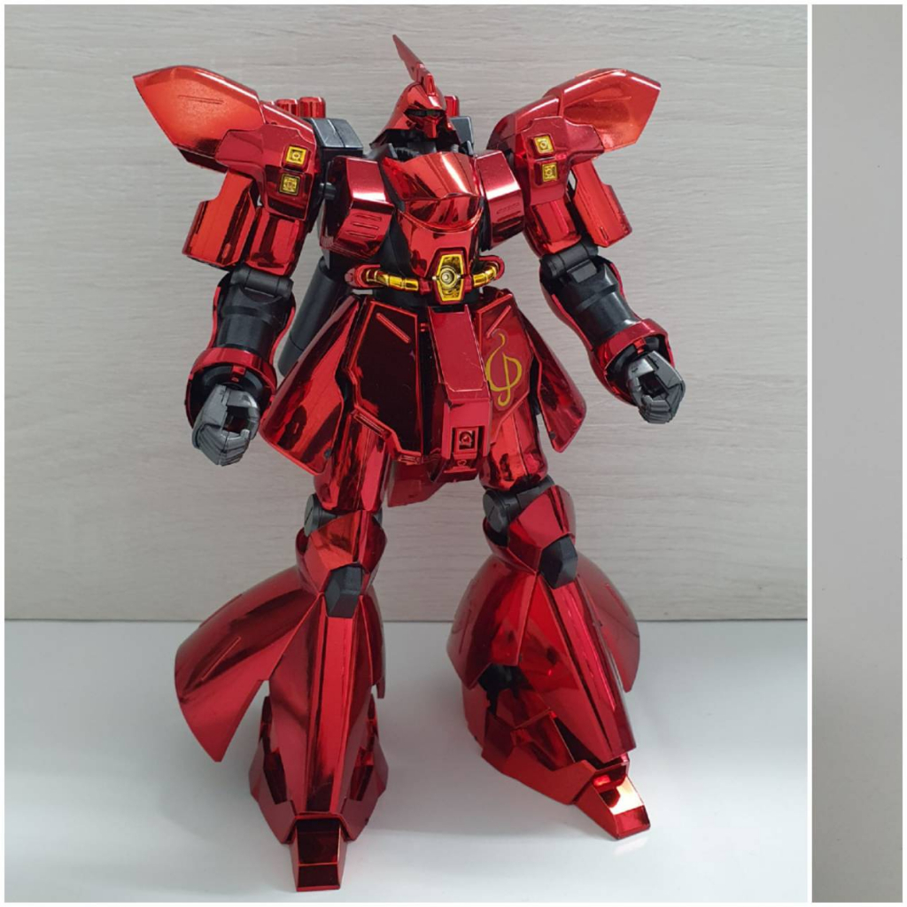 S32【米皇模型】HG 1/144 沙薩比 電鍍版 MSN-04 Sazabi 逆襲的夏亞