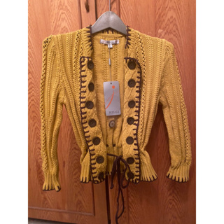 百貨專櫃Jessica薑黃色針織外套