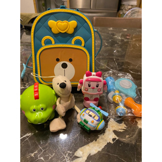 二手 狀況良好 FisherPrice 費雪&其他玩具 小箱子可提