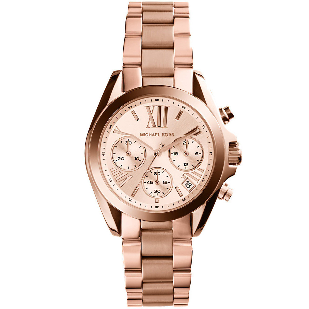 【MICHAEL KORS】羅馬假期三眼計時腕錶 MK5799 36mm 現代鐘錶