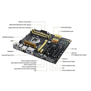 asus主機板 p9d ws +cpuE3-1220v3 cpu (SR154)