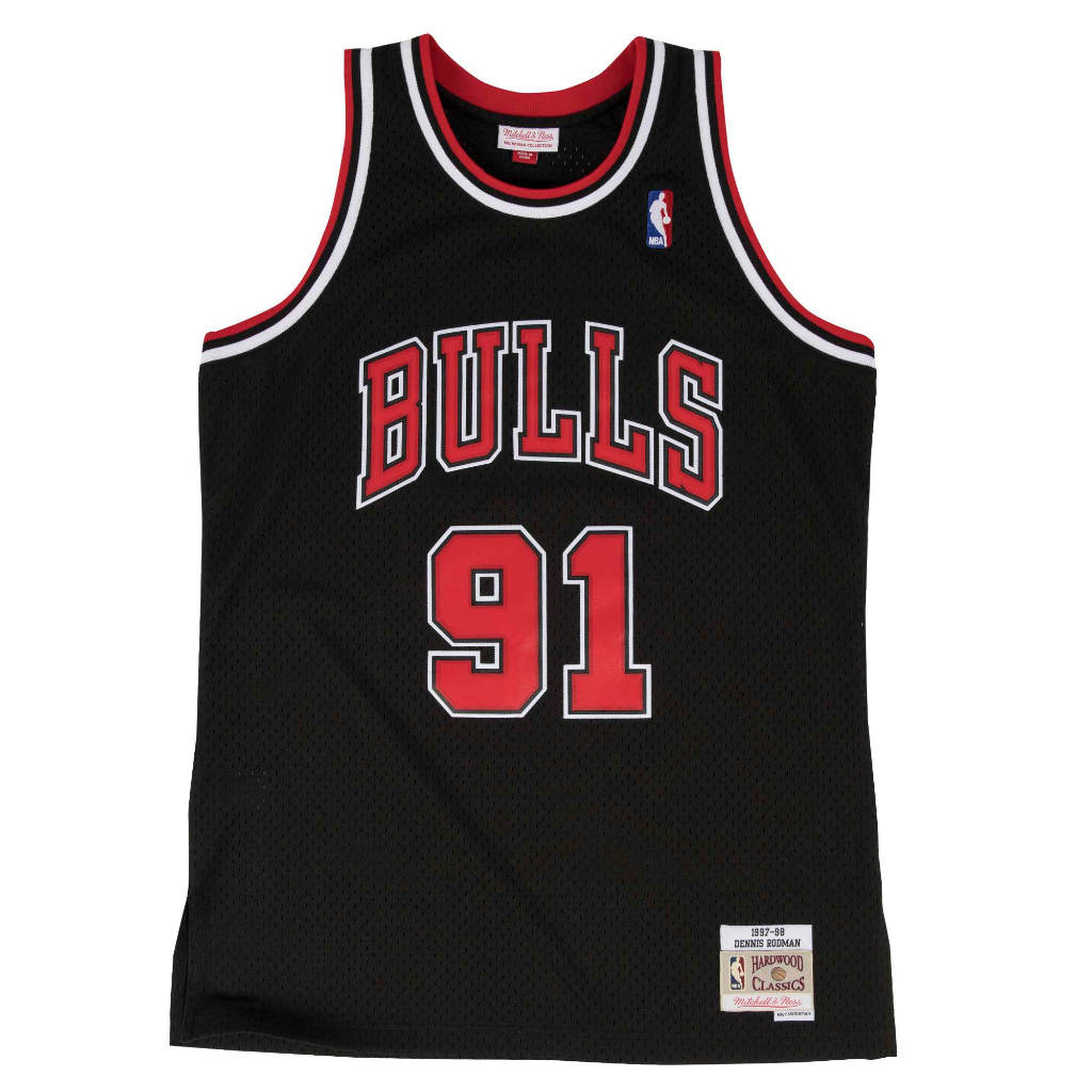 NBA 球迷版球衣 Dennis Rodman 1997-98 Alt 公牛 黑