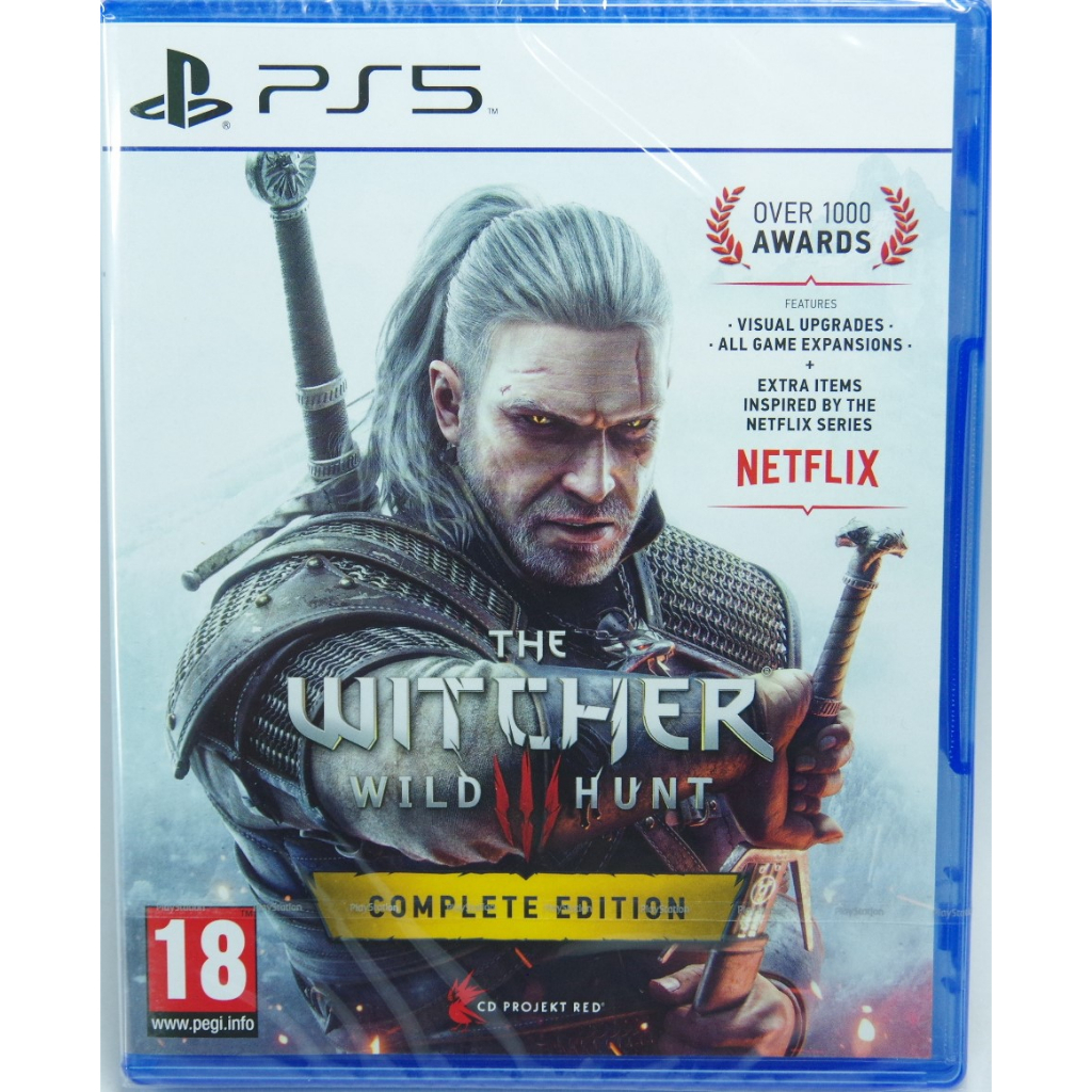 &lt;譜蕾兒電玩&gt;(全新) PS5 巫師 3 狂獵 完整版 中文版 The Witcher 3
