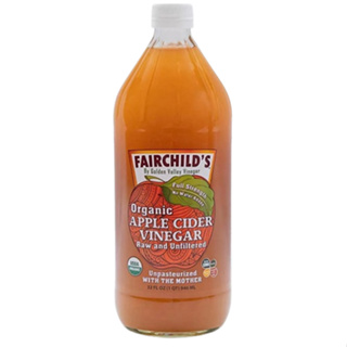 Fairchild’s 有機蘋果醋 (32oz) 946ml/瓶 (超商限2瓶) 費爾先生