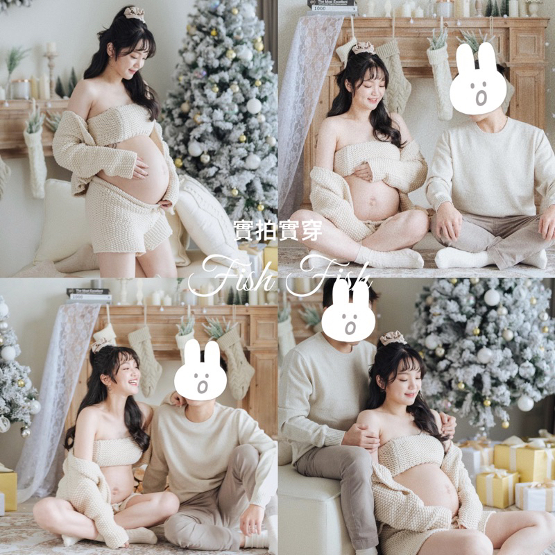 🧸二手｜實拍三件組 孕婦寫真服裝 孕婦裝