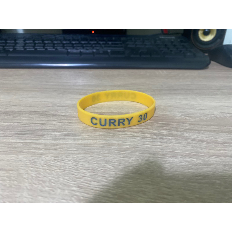NBA 金州勇士球星 Stephen Curry 運動矽膠手環