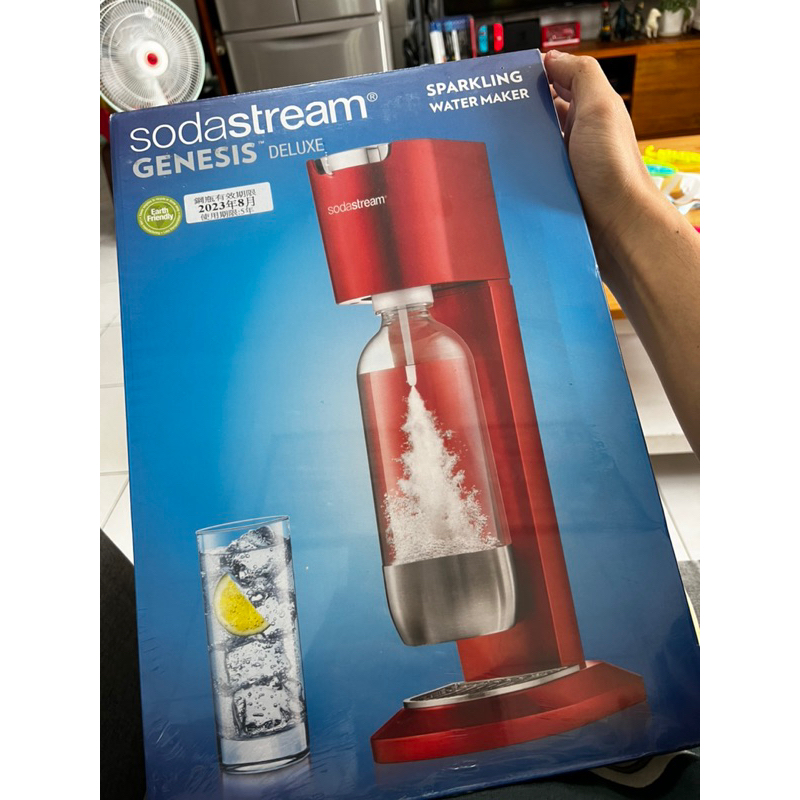 全新🌟 未拆封！ Sodastream 氣泡水機 GENESIS DELUXE (紅色款)