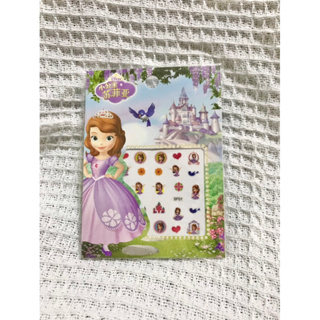 全新未拆封-3y小公主蘇菲亞指甲貼 美甲貼 兒童指甲貼 Sofia the First nail sticker