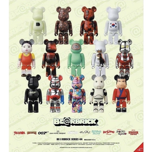 BE@RBRICK 庫柏力克熊 第44代 100% 正版 盲盒 盒玩 現貨 扭蛋盲線中