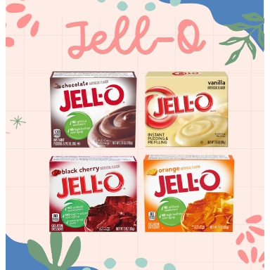 美國JELL-O 水果 果凍布丁粉 即時布丁 果凍 巧克力布丁 香草布丁 柳橙果凍 櫻桃果凍 美國零食代購