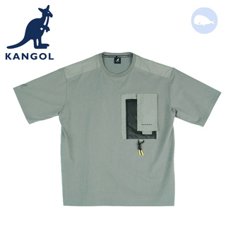 【小鯨魚包包館】KANGOL 英國袋鼠 寬版 短袖上衣 短T 圓領T恤 63251032 中性