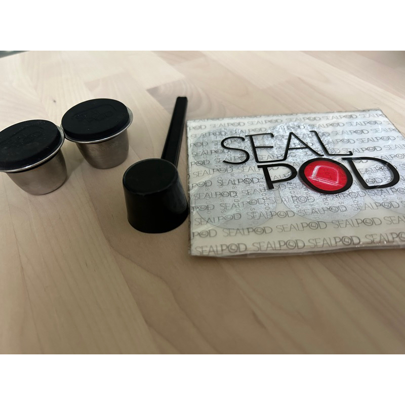 sealpod可重複使用不鏽鋼膠囊兩顆組-二手