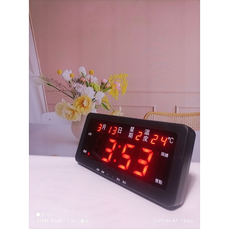 s467~多功能-數位萬年曆電子式-時鐘-電子鐘-電腦日曆-LED-電子日曆-時鐘-數字鐘-電子時鐘，車用家用溫度顯示