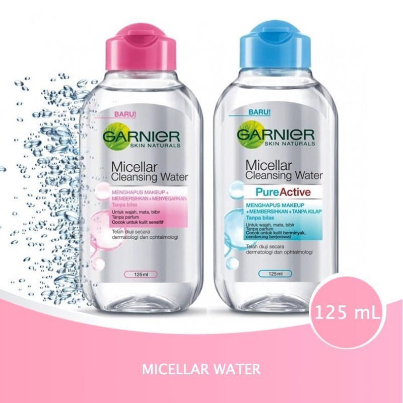 Garnier Micellar Cleansing Water 125ml | Pembersih Wajah