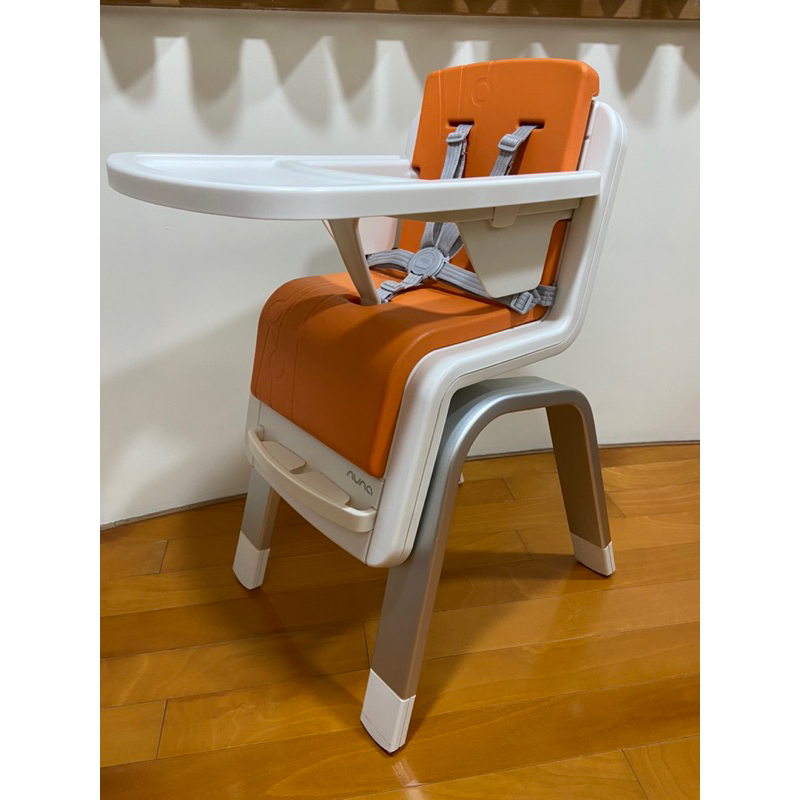 NUNA ZAAZ 橘色高腳餐椅(限面交或自取）