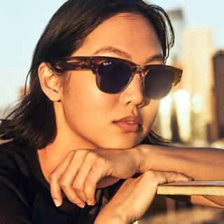 rayban clubmaster rb0316-s 雷朋偏光太陽眼鏡 經典款復古變色墨鏡 男生女生眼鏡【幸子眼鏡】