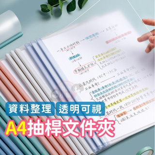 文件夾 水滴式抽桿文件夾 資料收納夾 抽桿文件夾 資料夾 A4文件夾 資料夾 A4資料夾 文具用品【OS017】