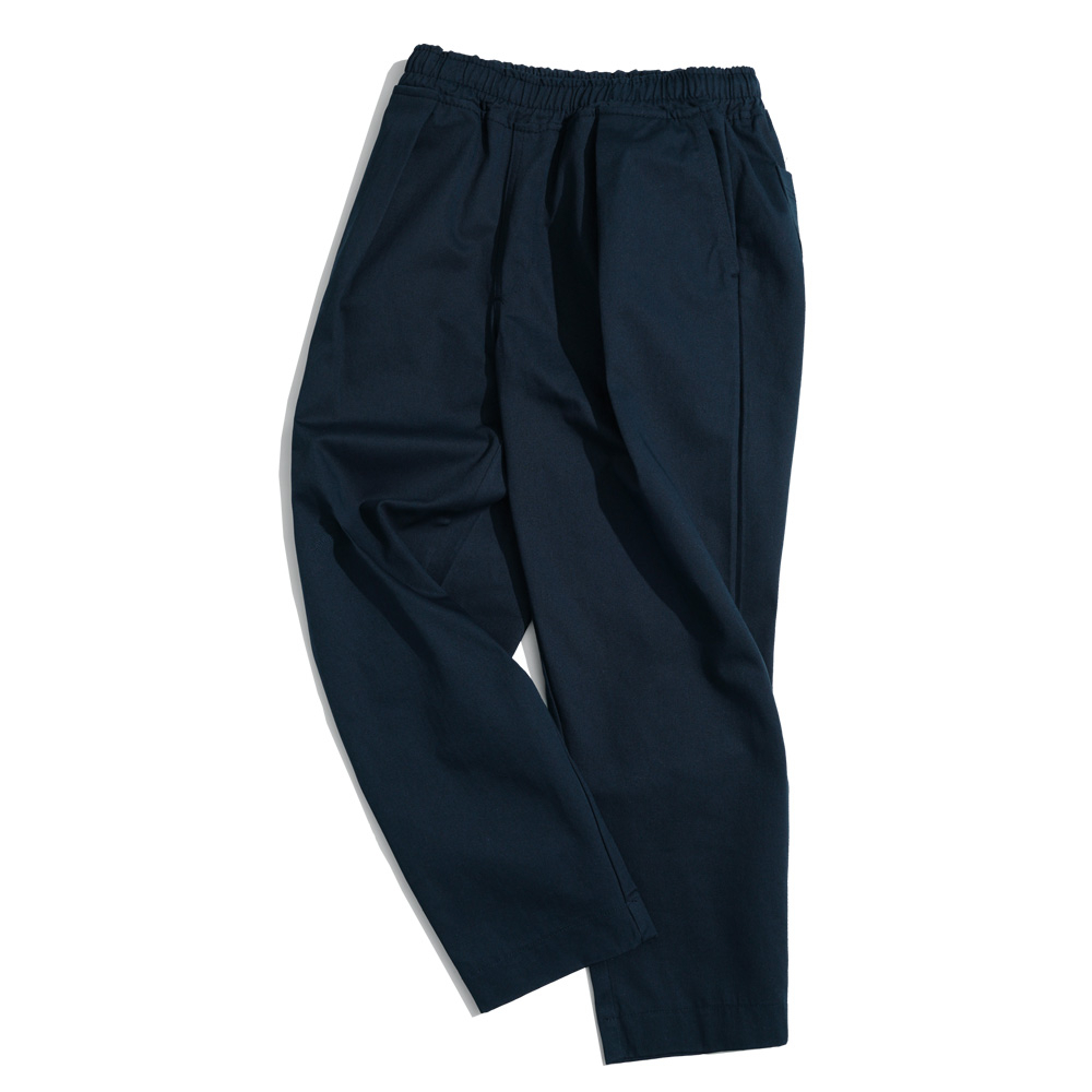 【WV PROJECT】Deep Tuck 鬆緊寬版錐形褲 22SS 海軍藍