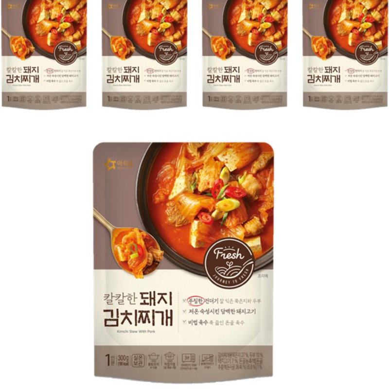 「韓國代購」Ourhome 豬肉泡菜湯即食調理包 即時品 速食品 泡菜湯 調理包