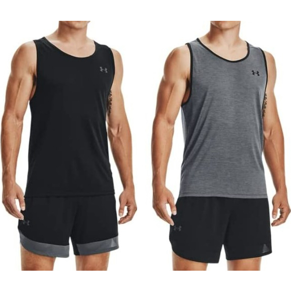 鈦得} S-XL 號 新款 Under Armour Tech 2.0 男排汗運動訓練重訓背心 UA 1328704