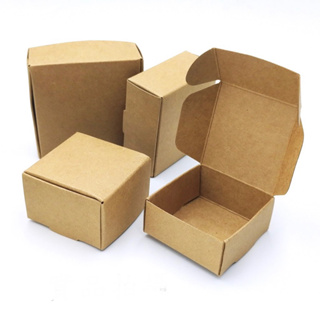 小牛皮紙盒 折疊DIY包裝手工禮物盒 10個為一個數量 艾豆『T8』