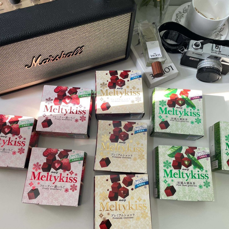 🔥現貨🔥日本 meiji 明治 Meltykiss 冬季限定 東家可可製品 牛奶 草莓夾餡 焦糖夾餡 生巧克力