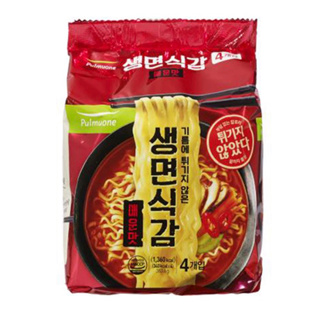🇰🇷韓國代購🇰🇷 Pulmuone 辣味生拉麵 4入韓國拉麵 韓國泡麵