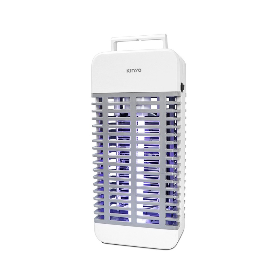 【KINYO】吸入電擊式捕蚊燈 (KL-9110) 白色 吸入氣旋+電擊滅蚊 捕蚊燈 | 防燃機身 新安規