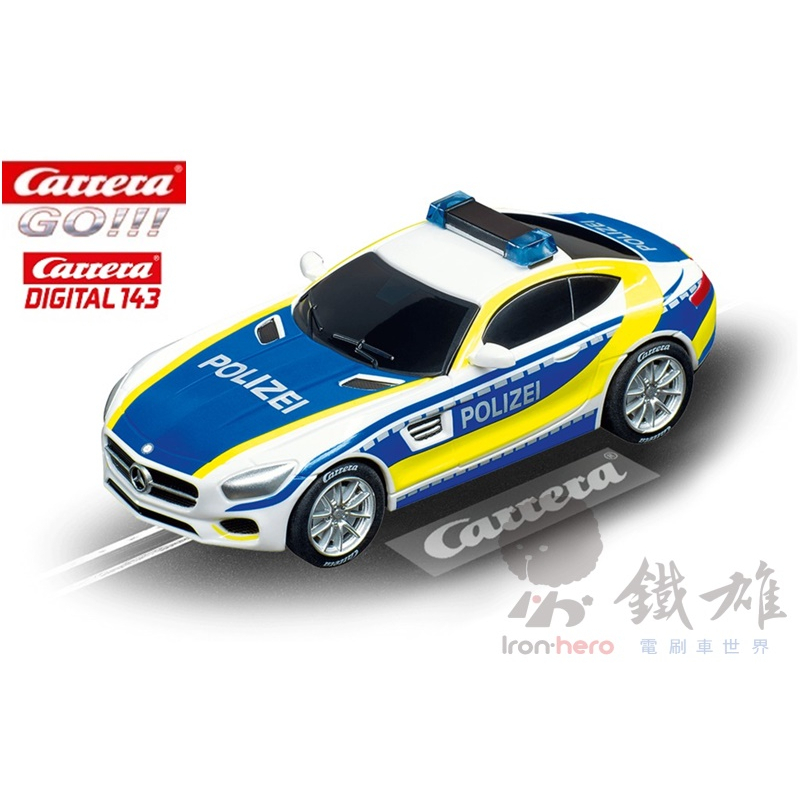 Carrera GO!!! 20064118 Mercedes-AMG GT Coupé "Polizei" 電刷車