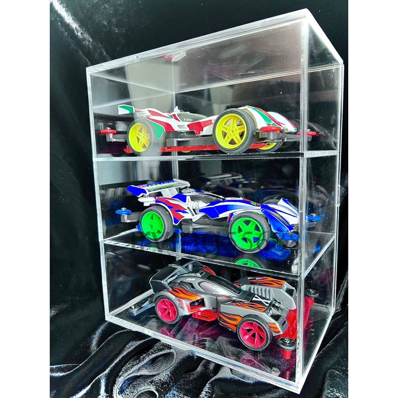 四驅車-展示盒/模型汽車1/32/收納盒/田宮/爆走兄弟/衝鋒戰神/颶風音速/三角箭/軌道車/TAMIYA/1:32