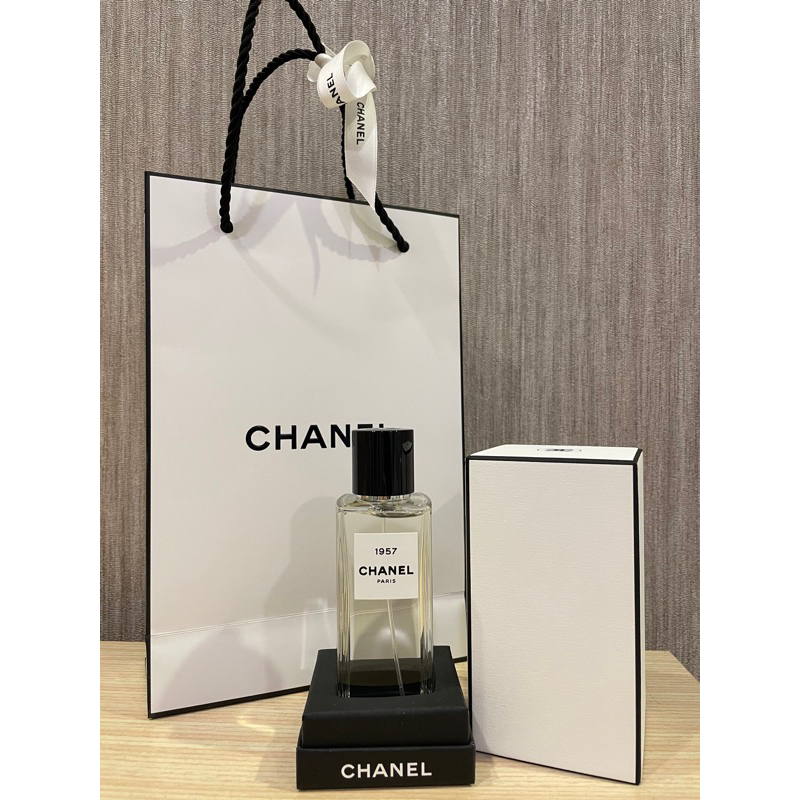 Chanel 1957 75ml香水自帶仙女香氣🧚🏻‍♀️已拆封使用水量在白方框上方