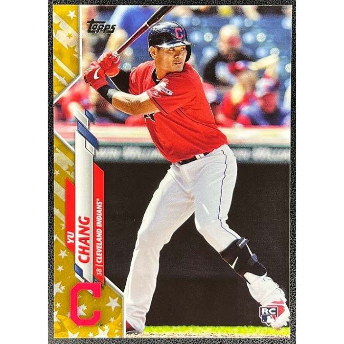 MLB 美國職棒 球員卡 張育成  2020 Topps Gold Stars 新人卡