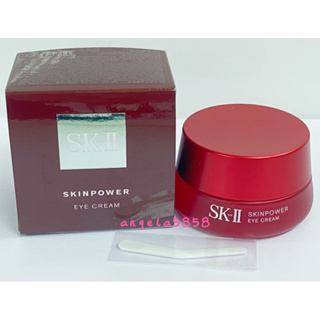 開電子發票~全新SKII SK-II SK2 肌活能量眼霜15g～新版～台灣百貨公司專櫃品～有中文標