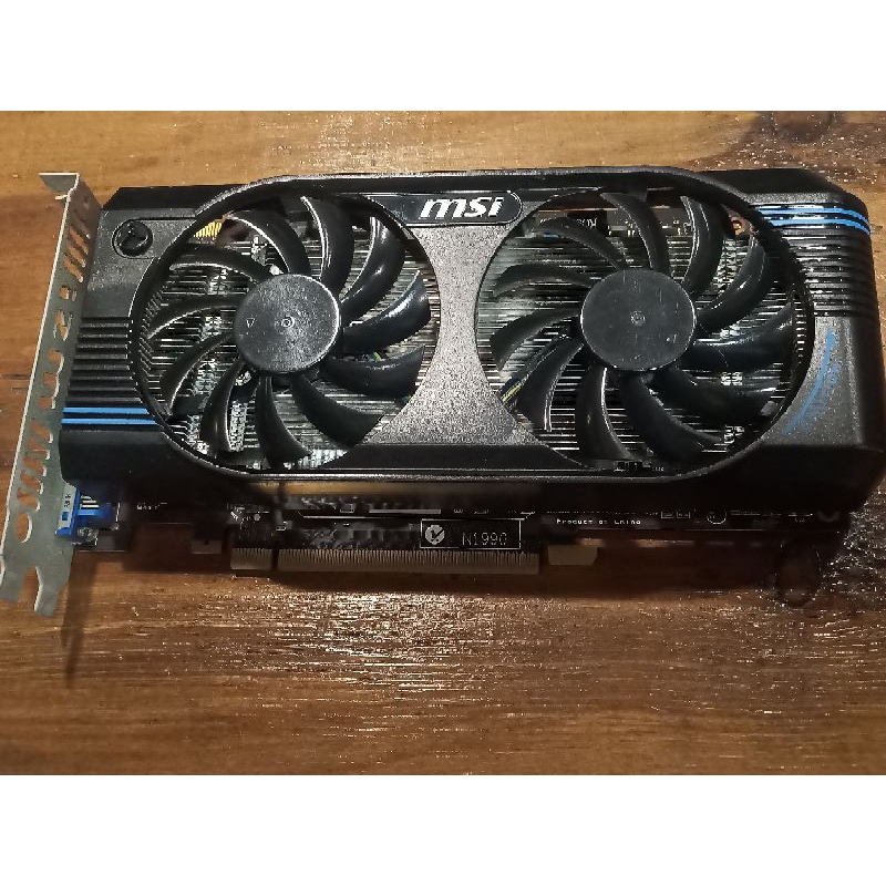 微星MSI N560GTX-Ti Cyclone II 1GD5/OC 獨立顯示卡 GTX560 Ti獨顯非礦卡現貨免運