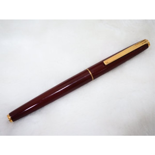 B901 1980s 百樂 日本製 Grandee 紅漆 14k F尖高級鋼筆(全金屬)(7.5成新)(con40吸墨器
