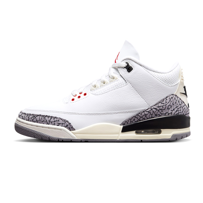 Air Jordan 3 休閒鞋 Reimagined 復刻 白水泥 爆裂紋 男鞋 DN3707-100 [現貨]