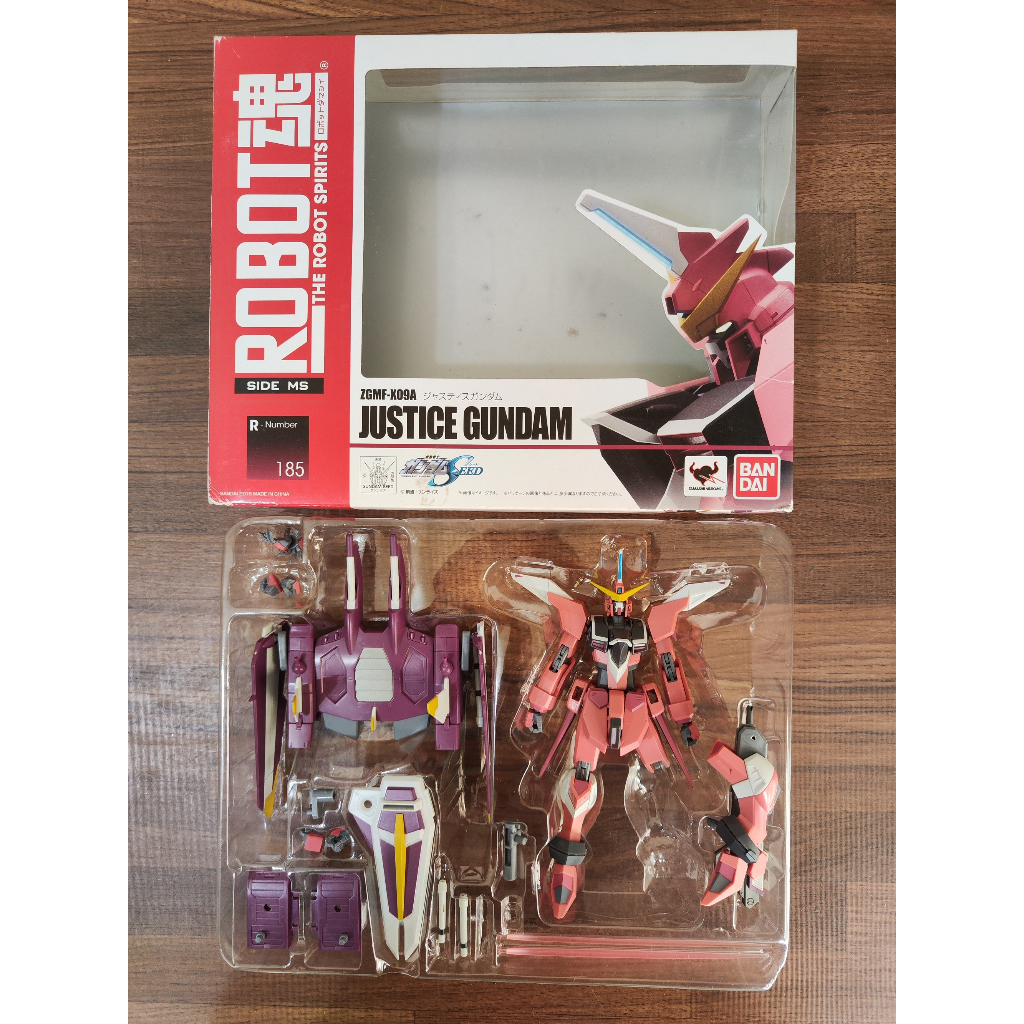 日本萬代 BANDAI 正版 Robot魂 可動完成品 No.185 鋼彈SEED 正義鋼彈 JUSTICE GUNDA