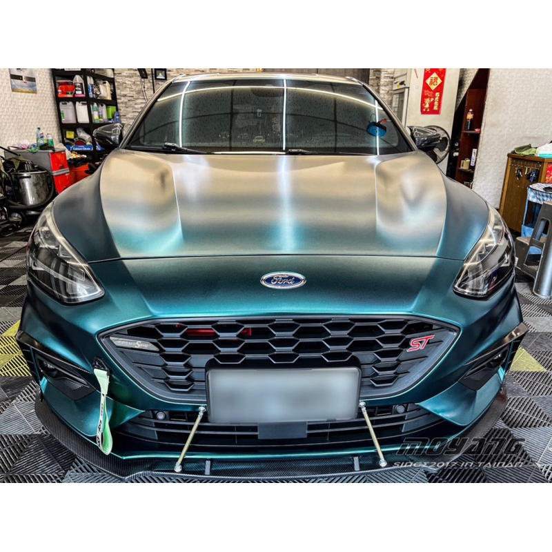 【膜漾專業包膜】Ford focus 全車電光寶石綠