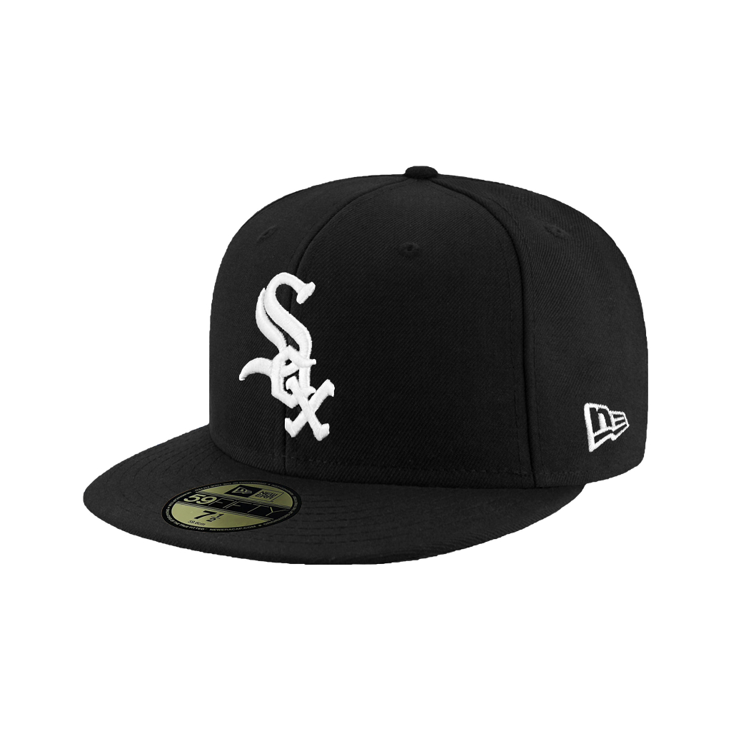 NEW ERA 59FIFTY 5950 MLB 球員帽 芝加哥 白襪 SOX 黑 棒球帽 鴨舌帽 全封式【TCC】
