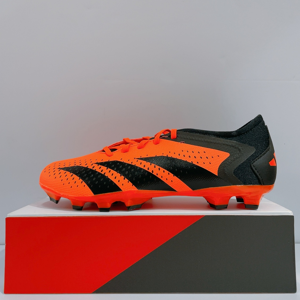 adidas PREDATOR ACCURACY.3 L MG 男女款 橘紅色 塑膠釘 室外 運動 足球鞋 GW4636