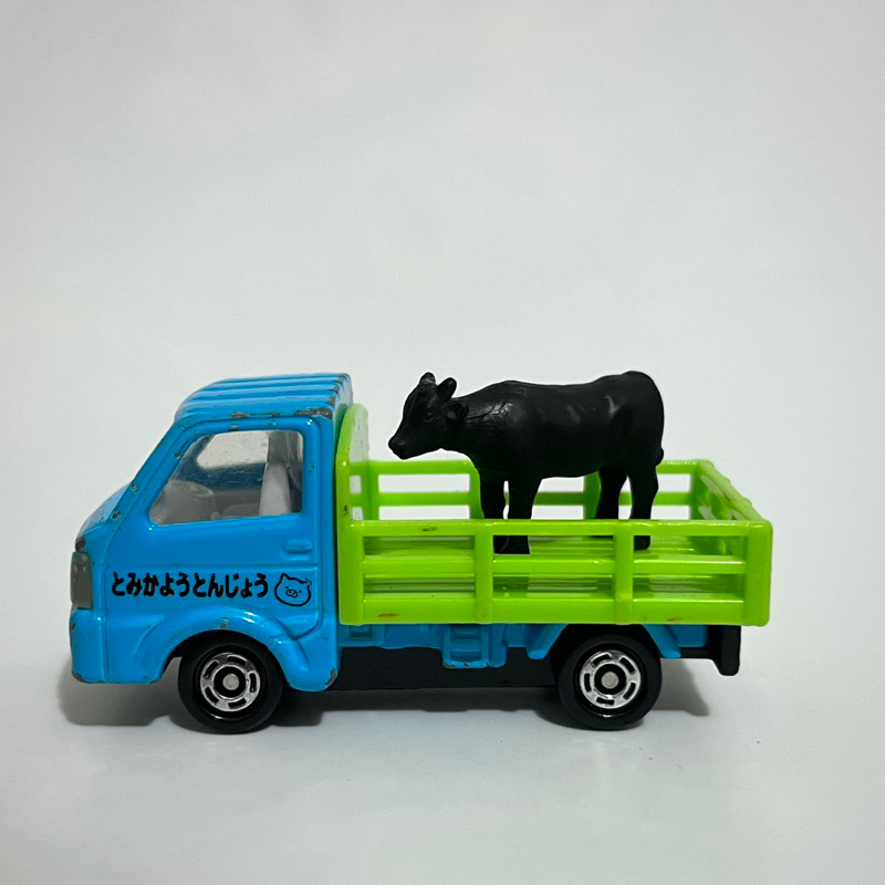 Tomica 會場限定 TEM No.4 Suzuki CARRY 豬車 載豬車 （圖片上的牛只是道具）