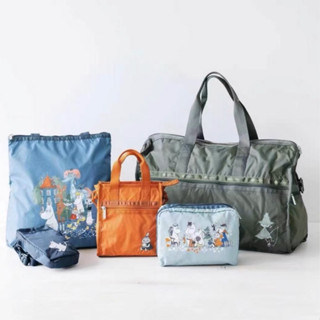 日本新款 Lesportsac x Moomins嚕嚕米聯名系列 手機包/手提 /斜背/行李袋 輕旅行