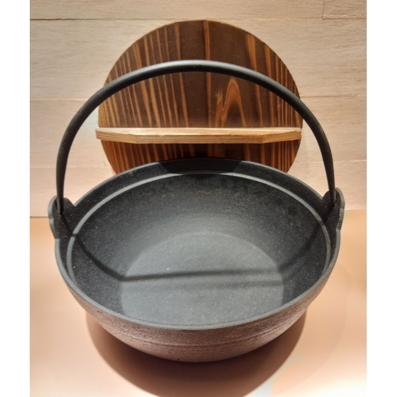 日本製 南部池永健康鍋24cm 鐵鑄鍋 燉鍋 湯鍋 全新