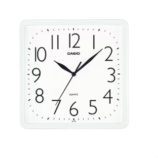CASIO卡西歐簡潔大方的三針-時、分、秒針設計 圓形掛鐘 IQ-06-7
