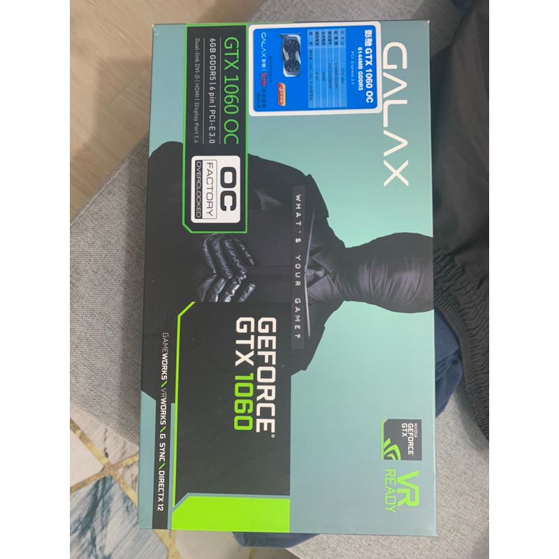 很新品項良好-影馳GTX1060-6G OC 單6pin