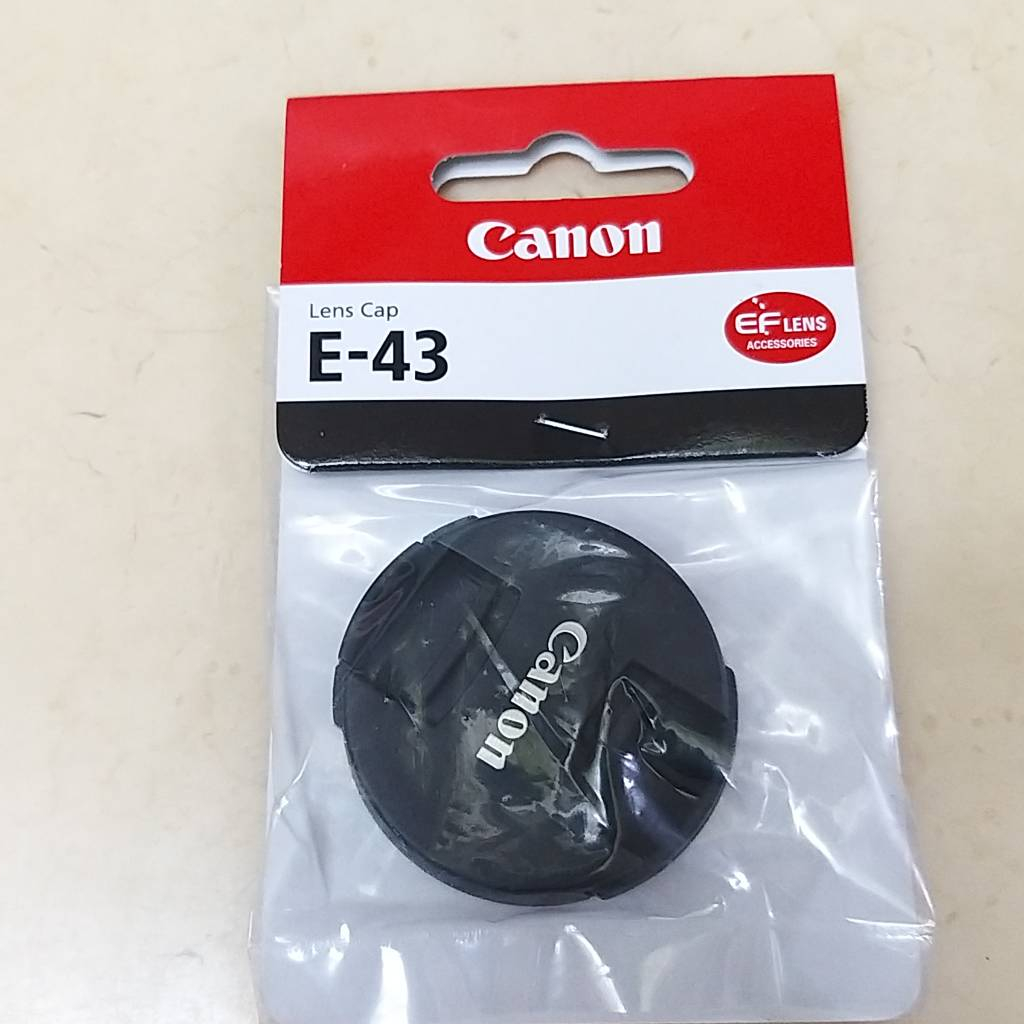 Canon 佳能 43mm E-43 原廠鏡頭蓋 鏡頭前蓋 保護蓋 43 可用 RF 16MM F2.8 STM