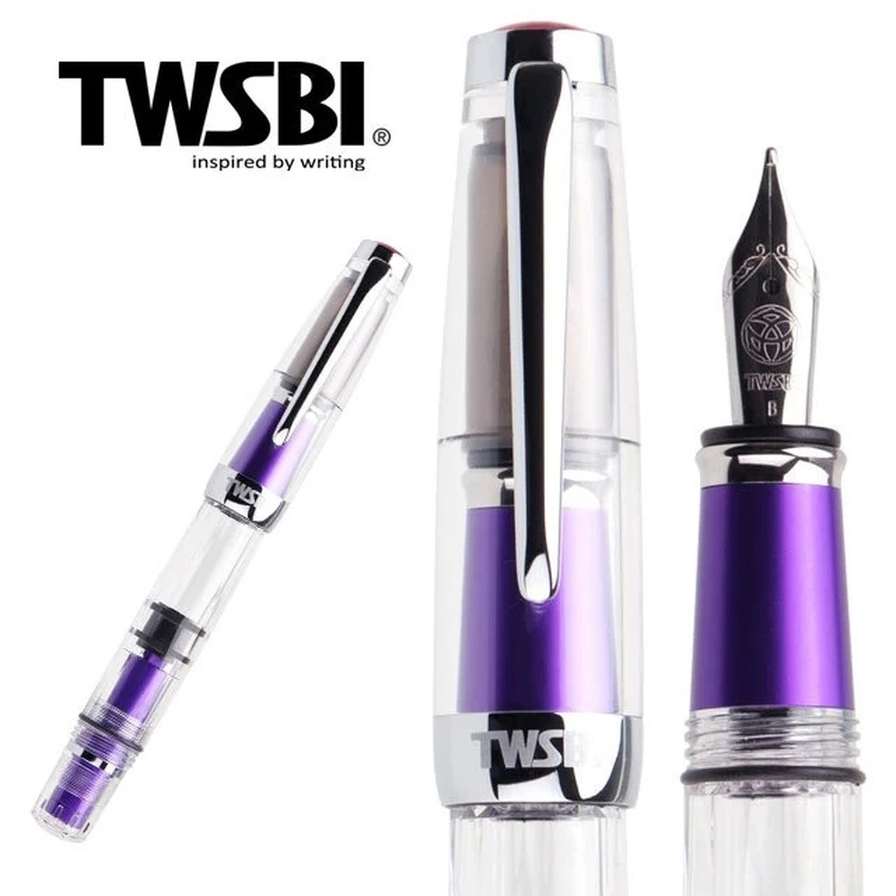 台灣 TWSBI 三文堂《Mini AL 系列鋼筆》陽極葡萄紫｜明進文房具