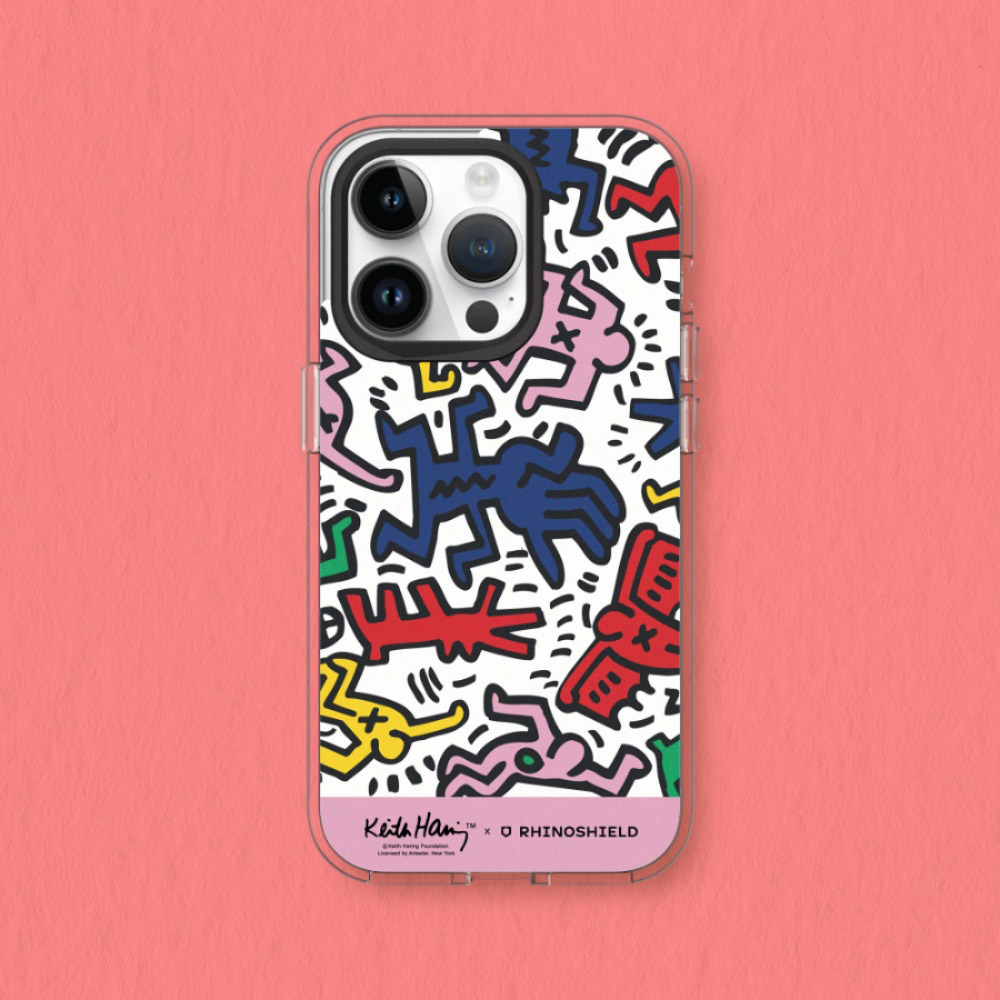 犀牛盾 適用iPhone Clear透明防摔手機殼∣Keith Haring系列/Icons