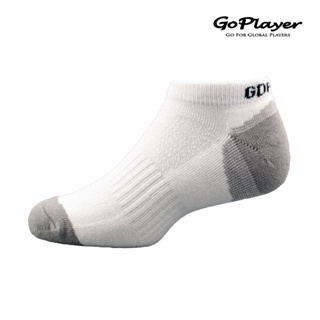 【GoPlayer】男竹炭氣墊運動短踝襪 (高爾夫球襪 竹炭 抗菌除臭)